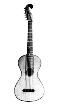 Gitarre, Johann. Georg Stauffer, Halle, Händel-Haus, Inv.-Nr. MS-150
