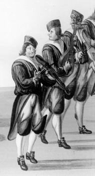 Johann Samuel Mock (1687-1739) oder Johann Gottlob Schoene: Bauernaufzug, Dresden, 13.2.1714