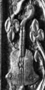 Joachim Tielke; Viola da gamba; um 1669; Fragment, Hals mit Griffbrett