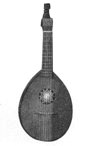 English guitar, unsigniert, um 1800